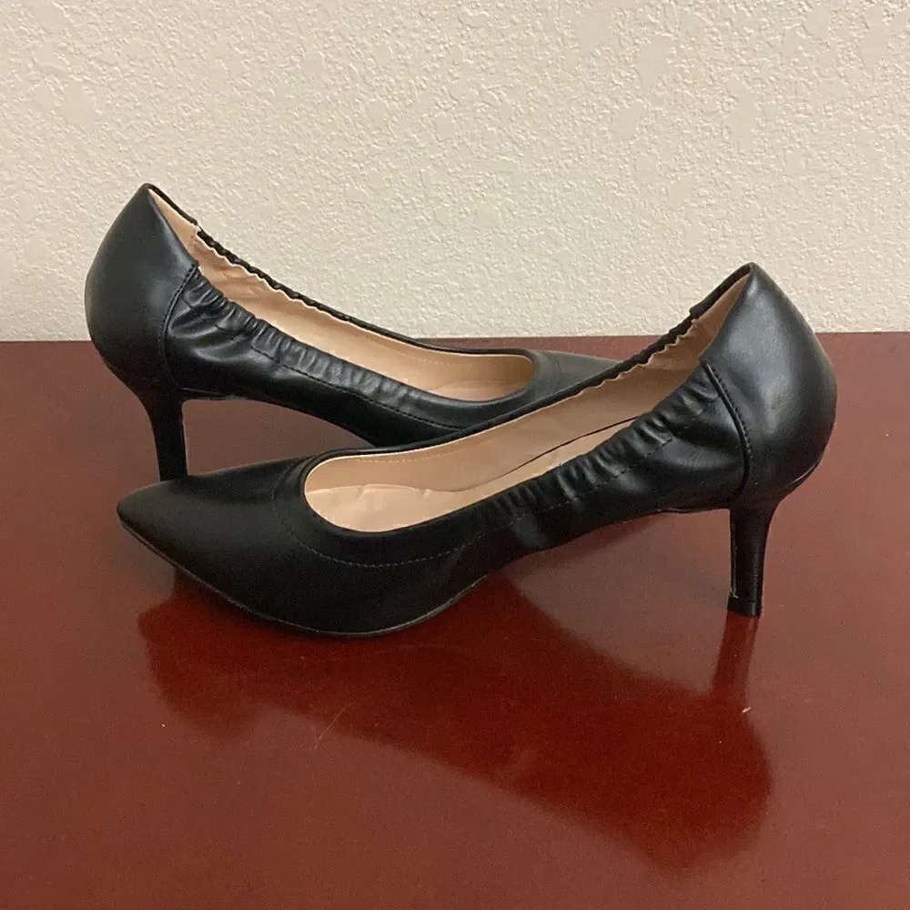 👠👠UNILADY BLACK HIGH HEELS